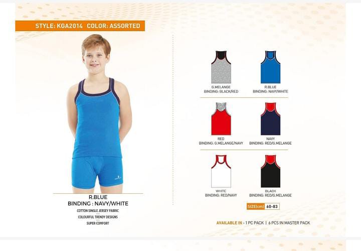 60 BOYS VEST 2014 KGA BOYS VEST ASSORTED