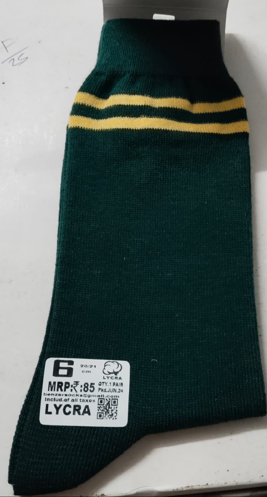 BOTTLE GREEN 2 YELLOW PATTI