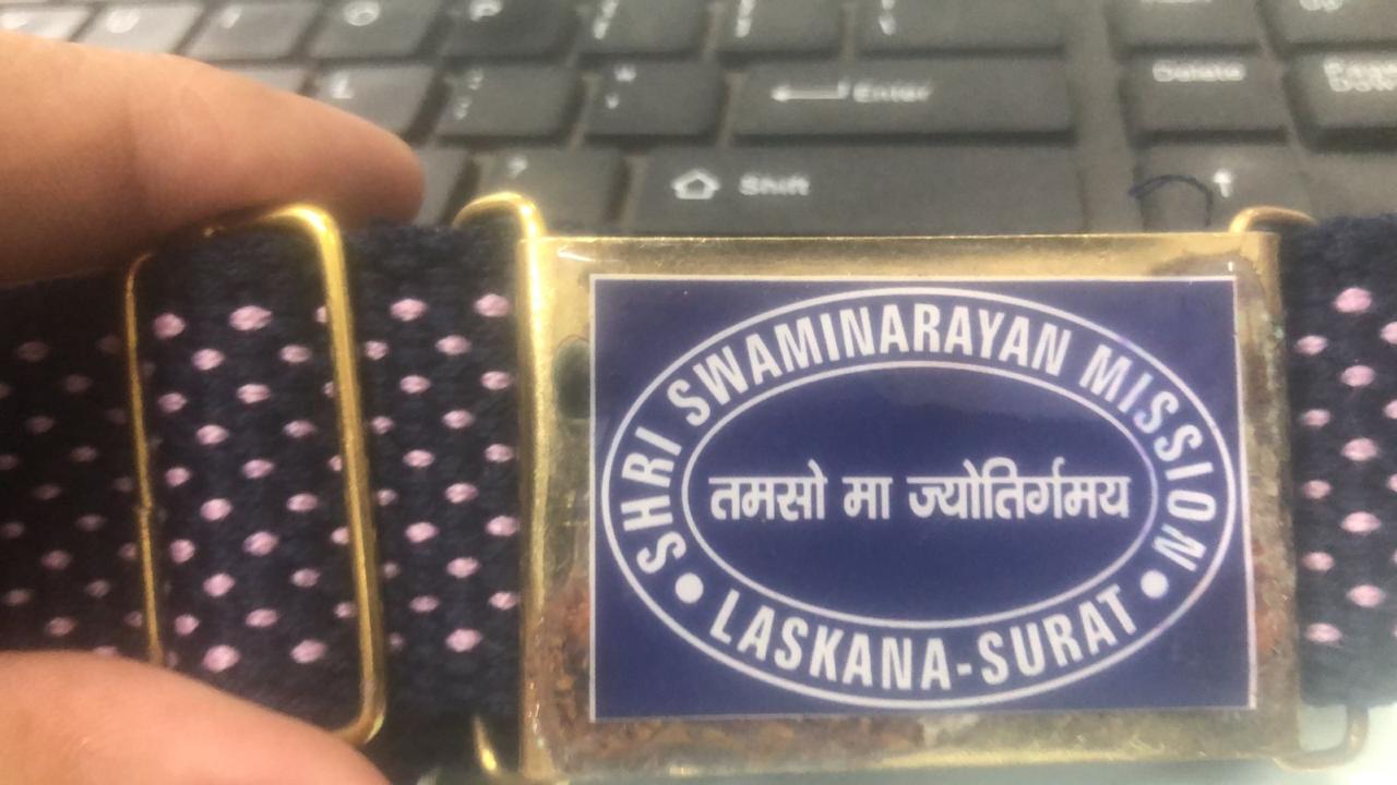 22 NAVY IN PINK DOT(SHRI SWAMINARAYAN)