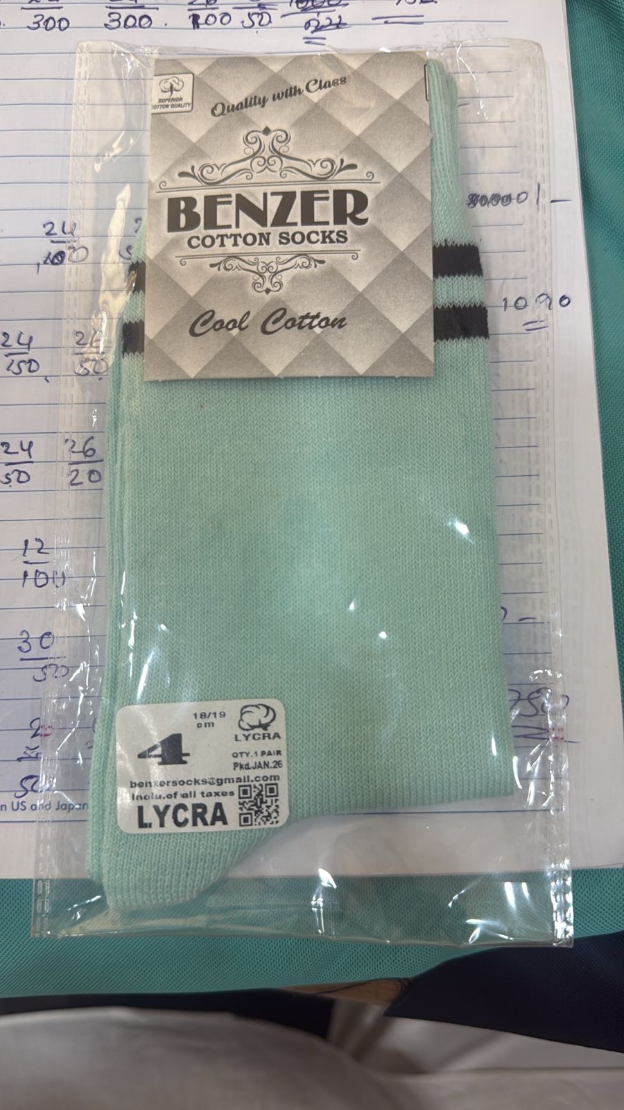 PISTA SOCKS 2 D.NAVY PATTI LYCRA