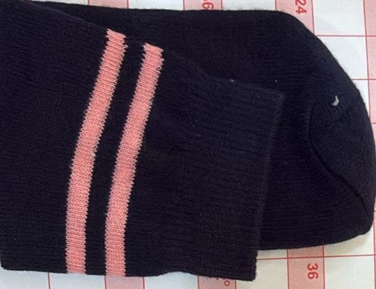 NAVY SOCKS 2 PITCH PATTI LYCRA