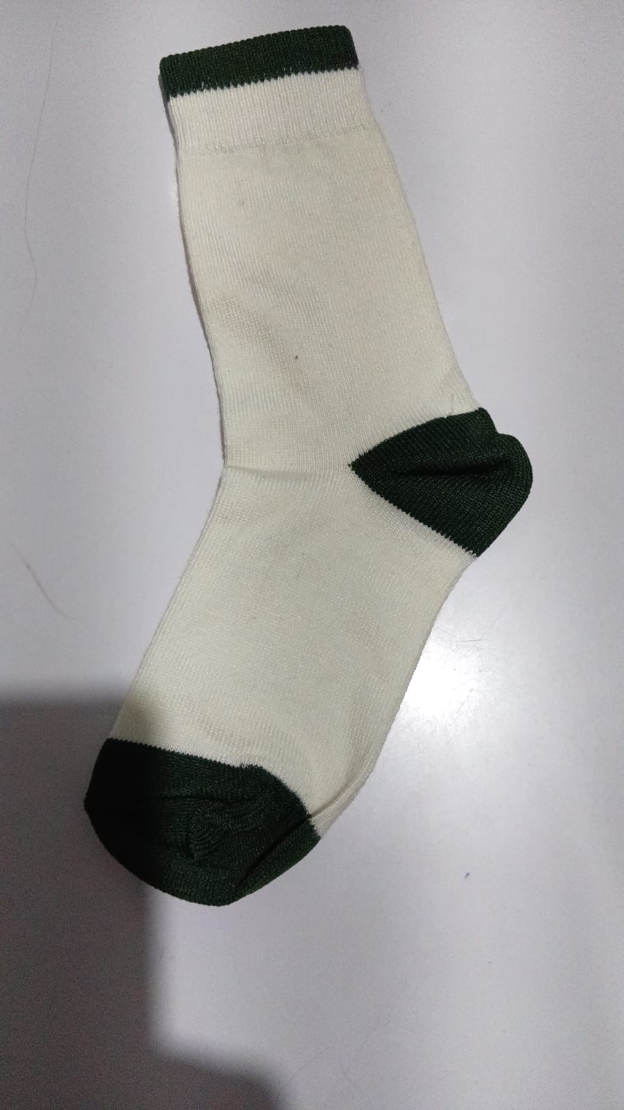 OFF WHITE SOCKS MILITARY GREEN HIL PANJA