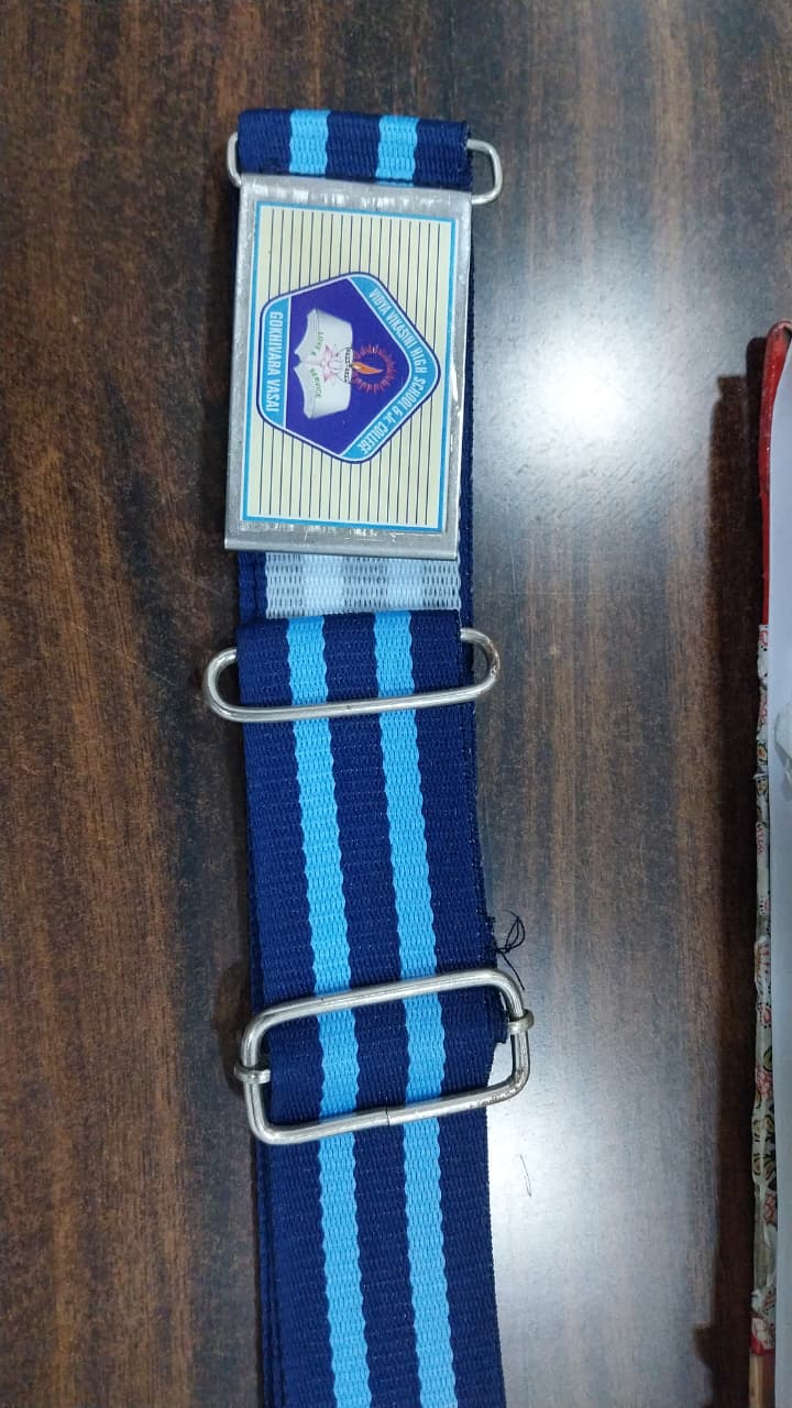 40 2222 11 SKY/NAVY 5 PATTI ( VIDYA VIKASINI) 
