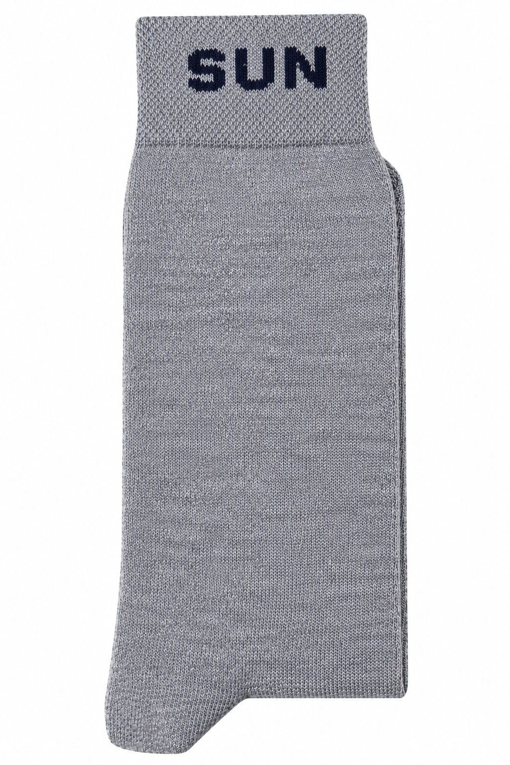 GREY SOCKS NAME IN ELASTIC -SUN
