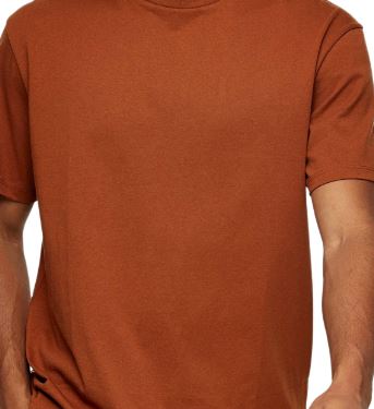 2XL TMF 1013 ROUND NECK HALF SLEEVE GINGER